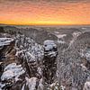 Winter in Saxon Switzerland by Michael Valjak
