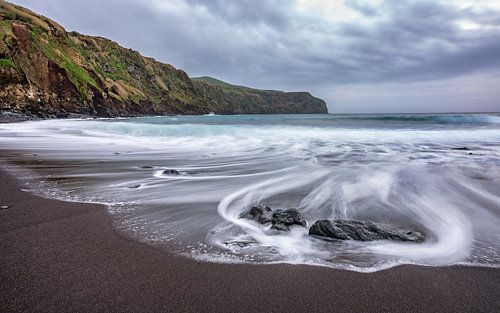 Mosteiros strand met uitzicht over de Atlantische Oceaan