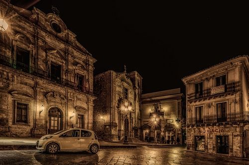 Piazza in Piazza Armerina  sur Mario Calma