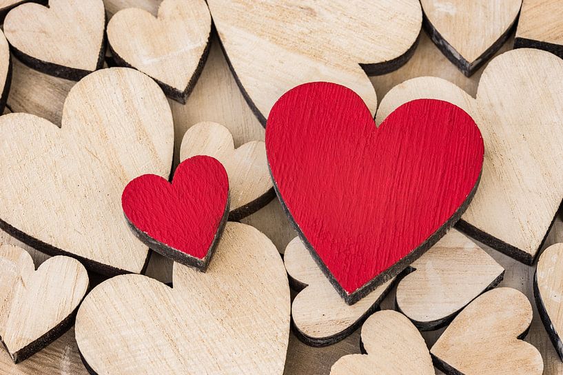 Valentinstag mit vielen romantischen Liebesherzen von Alex Winter