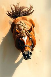 Majestätischer Hengst von oben von rendyokt rendy