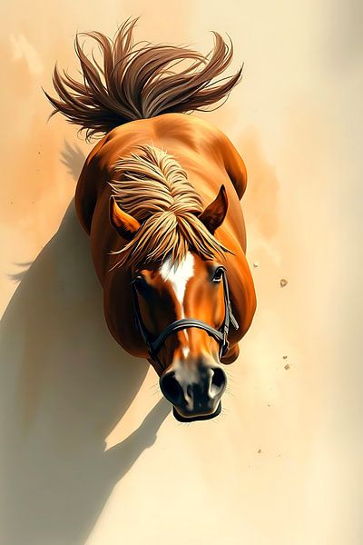 Majestic Stallion from Above by rendyokt rendy