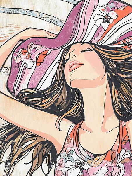 Stralende Vrouw van Zen en Meer
