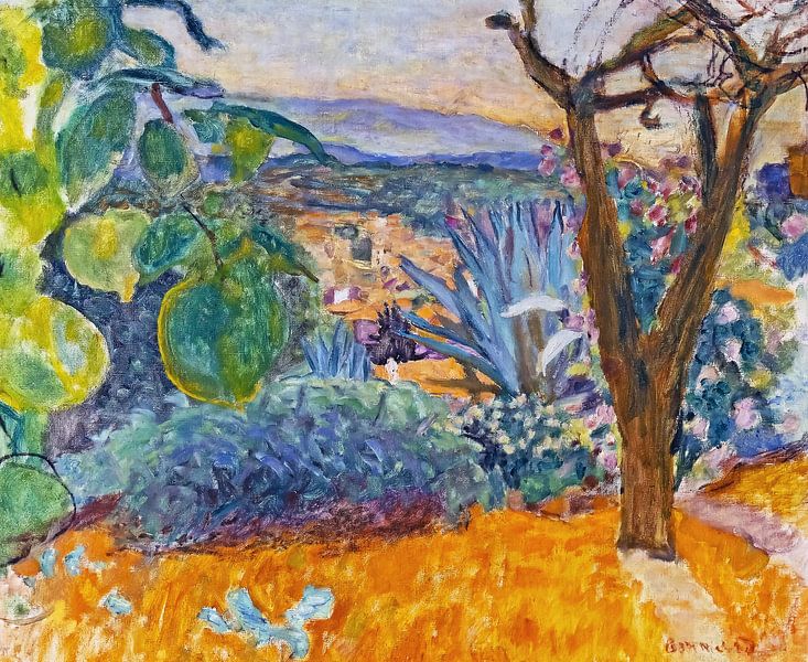 Le Cannet - Pierre Bonnard - 1930 by Wonderful Art on canvas