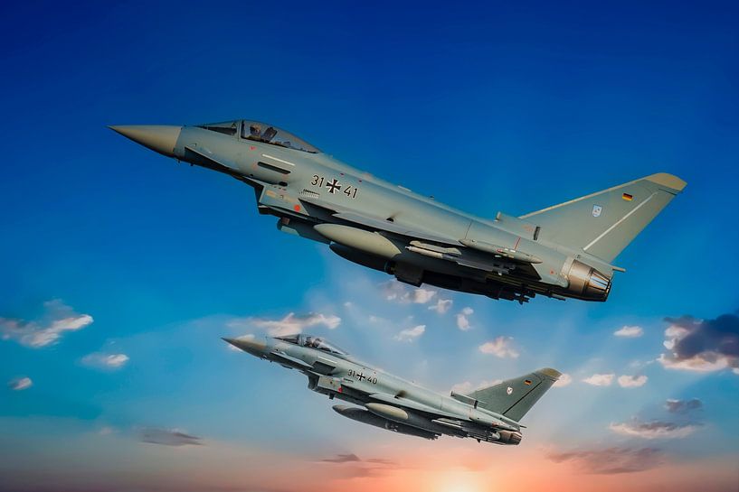 Eurofighter Typhoon (Eurofighter EFA 2000) Deutschland von Gert Hilbink