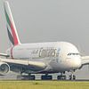 Avion de ligne Airbus A380 d'Emirates. sur Jaap van den Berg