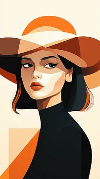 Abstract Portrait of a Woman by Art Lovers