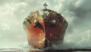 Altes Boot - Frachtschiff-Panorama