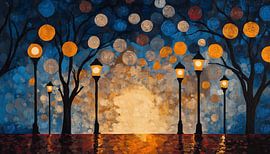 Light in the forest surrealism panorama by TheXclusive Art