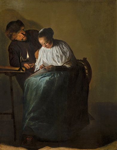 Man die een vrouw geld aanbiedt, Judith Leyster