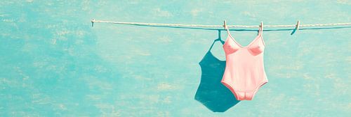 Zwemkleding in zomerlicht