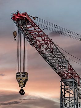 Hebeblock eines schwimmenden Bocks am Hebearm