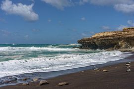 Playa de Ajuy auf Fuerteventura. von Jaap van den Berg