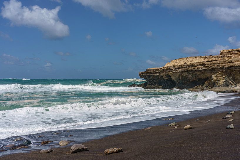 Playa de Ajuy in Fuerteventura. by Jaap van den Berg