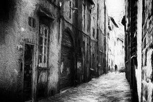 Straßenfotografie Toskana - Volterra