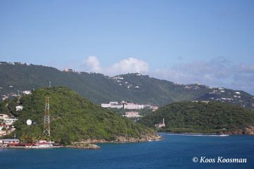 Een Water Eiland Op De Caribbean van Koos Koosman