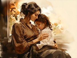 moeder en dochter by PixelPrestige