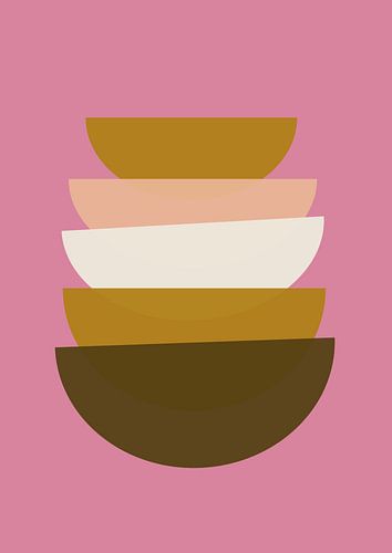 Formes organiques minimalistes et abstraites, style branché