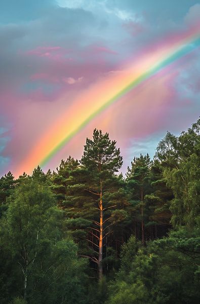 Na de regen van fernlichtsicht