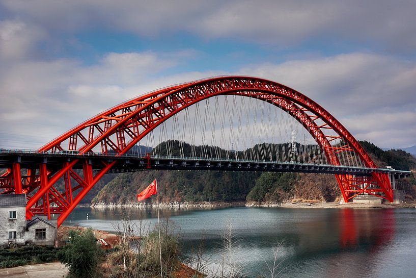 Red Bridge by Milan Markovic