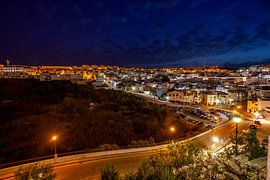 Vejer de la Frontera bei Nacht von Paul Vergeer
