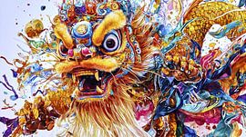 Danse du lion sur Frank Heinz