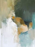 Moderne Abstraktion im Japandi und Wabi-Sabi Stil