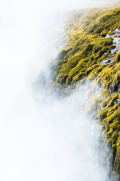Detail of waterfall Gullfoss by Danny Slijfer Natuurfotografie