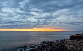 Zonsondergang boven de Rio de la Plata