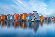 Reflections of Reitdiephaven Groningen by Sabine Bartels thumbnail