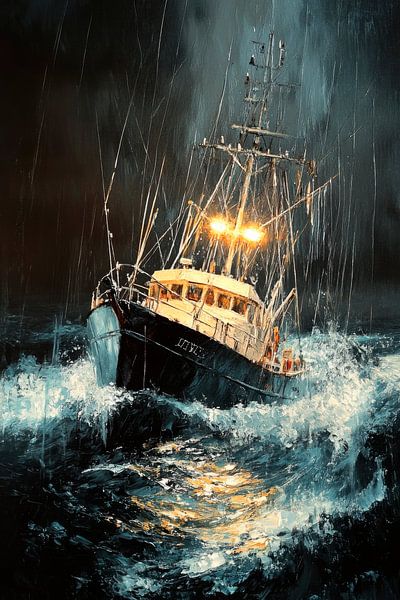 Sturm auf See von Poster Art Shop