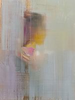 Modern abstract in pastel colours