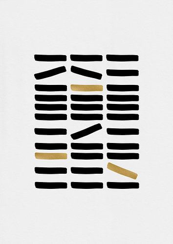Zwart & Goud Abstract