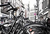 Geparkeerde fietsen van Norbert Sülzner thumbnail