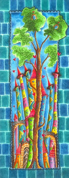 Un arbre miraculeux dans une forêt de contes de fées par Sonja Mengkowski