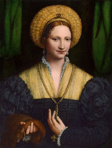 Bernardino Luini,Portret van een dame