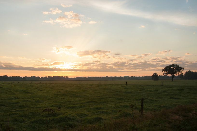 Zonsopkomst Twenteland von Dennis Timmer