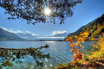 Zell am See badend in herfstkleuren van Roith Fotografie
