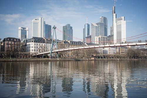 Frankfurt am Main - Uitzicht op de skyline