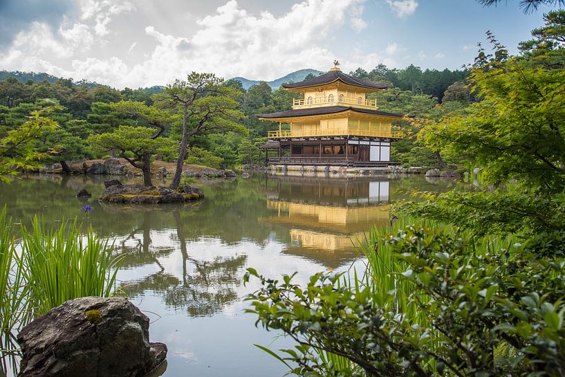 Goldener Tempel in Kyoto Japan von Celina Dorrestein