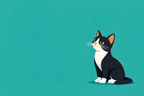 Attent vriendje in turquoise