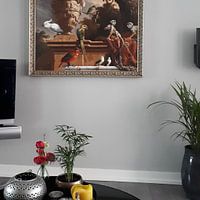 Photo de nos clients: La Ménagerie, Melchior d'Hondecoeter, sur toile