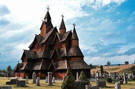 Stabkirche in Norwegen von Mike Landman