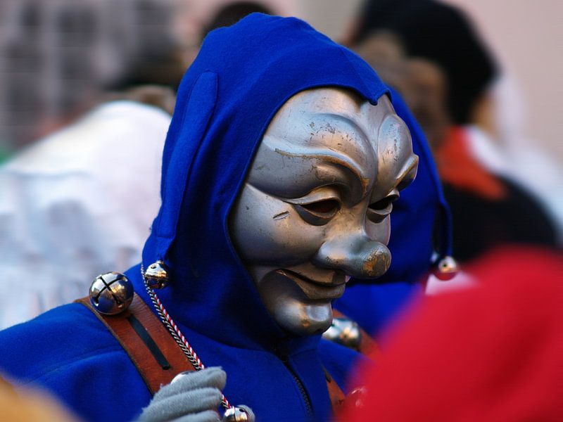 Blaue Narren - Freiburg im Breisgau van Ingo Laue