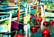 kleurrijke bootjes van Anouschka Hendriks thumbnail