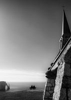 Church with sea view in Etretat