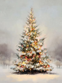 Sneeuwachtige kerstboomverlichting van IamHomeStudio