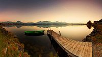 Zonsondergang aan het meer van Frank Herrmann thumbnail