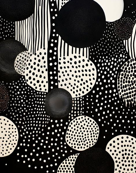 Black and white abstract 1 by Jolly and Dash