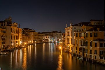 Venetië - Zicht op het Canal Grande vanaf de Ponte dell'Accademia